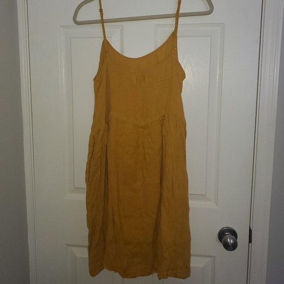 Yellow linen "Maisy" dress - Picture 2 of 6
